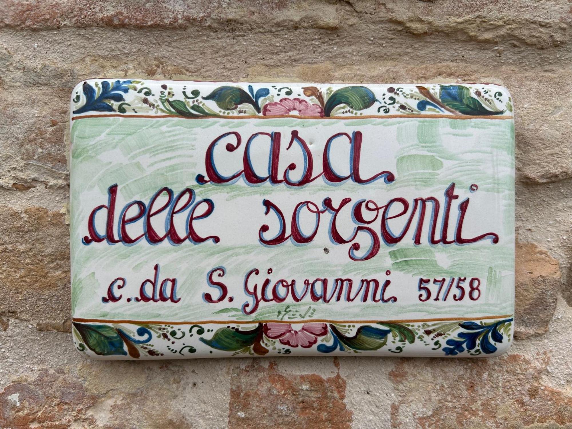 Casa Delle Sorgenti Apartment Montefiore dell'Aso Exterior photo
